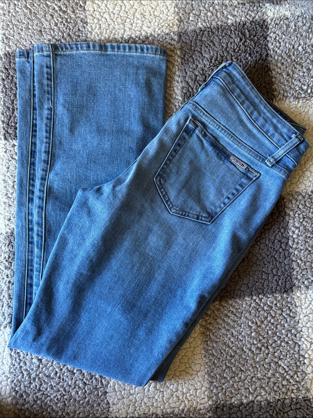 Joe's Jeans Wide Leg Women's Jeans in Medium Blue Wash